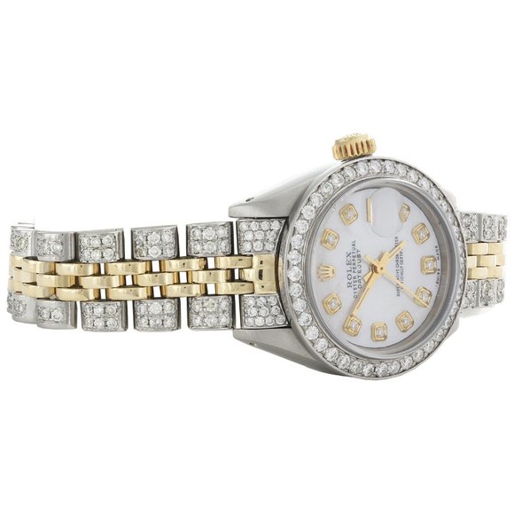 Rolex DateJust 2.6 CT. Ladies Watch! w/ box